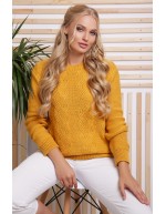 Ексклюзивний светр гірчичного кольору
