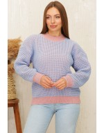 Стильний жіночий светр кольору пудра