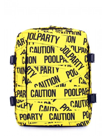 Рюкзак для ручної поклажі Airport жовтого кольору з принтом