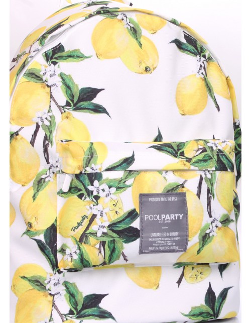 Міський рюкзак з лимонами принт