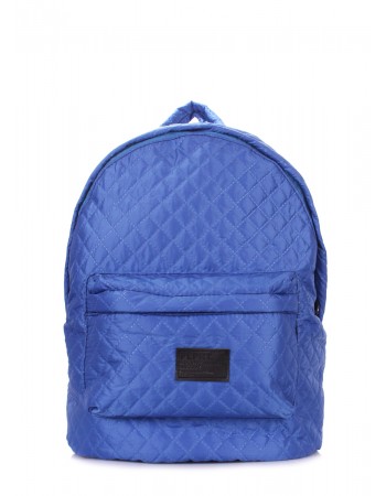 Рюкзак стьобаний синього кольору