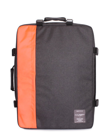 Рюкзак-сумка для ручної поклажі Cabin сіро-жовтогарячого кольору