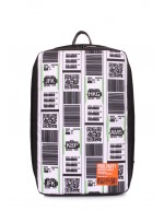 Рюкзак для ручної поклажі Hub чорного кольору з принтом