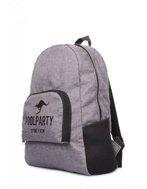 Складной рюкзак Transformer серого цвета