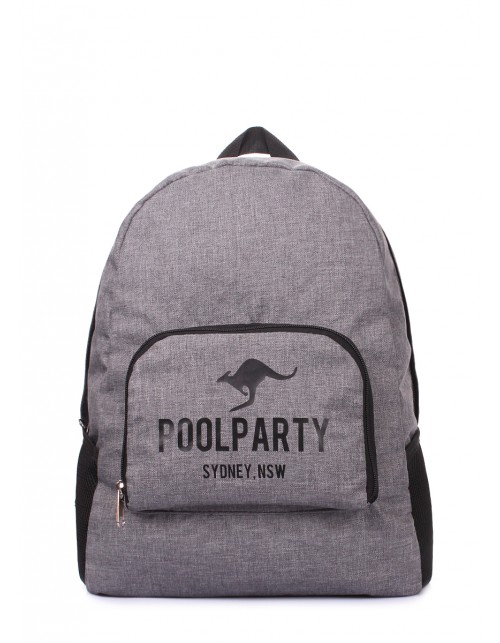 Складной рюкзак Transformer серого цвета