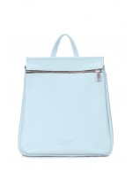 Шкіряний рюкзак Venice блакитного кольору