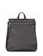 Рюкзак кожаный Venice черного цвета