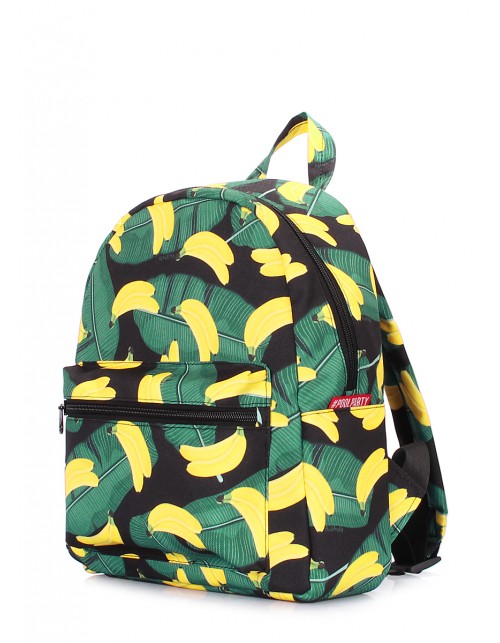 Рюкзак женский XS с принтом бананами