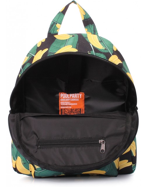 Рюкзак женский XS с принтом бананами