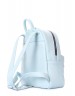 Рюкзак жіночий шкіряний XS блакитного кольору