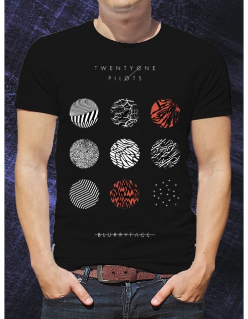Мужская Футболка Twenty One Pilots Blurryface
