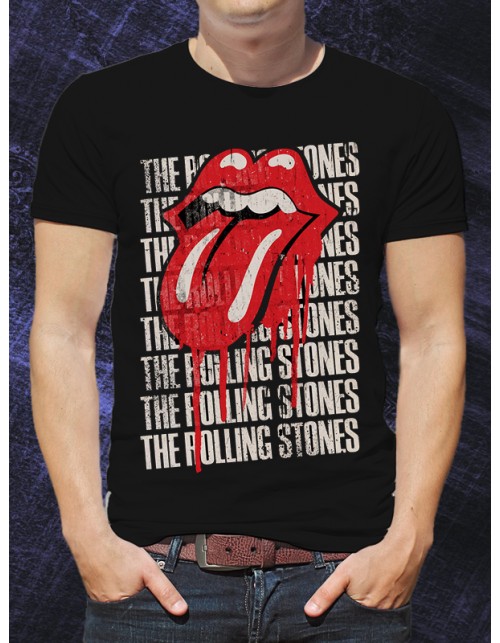 Мужская Футболка "Rolling Stones" лого с языком