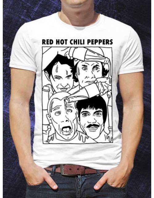 Чоловіча Футболка "Red Hot Chili Peppers" comic book style