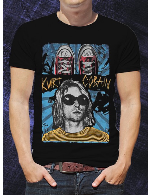 Мужская Футболка "Kurt Cobain"