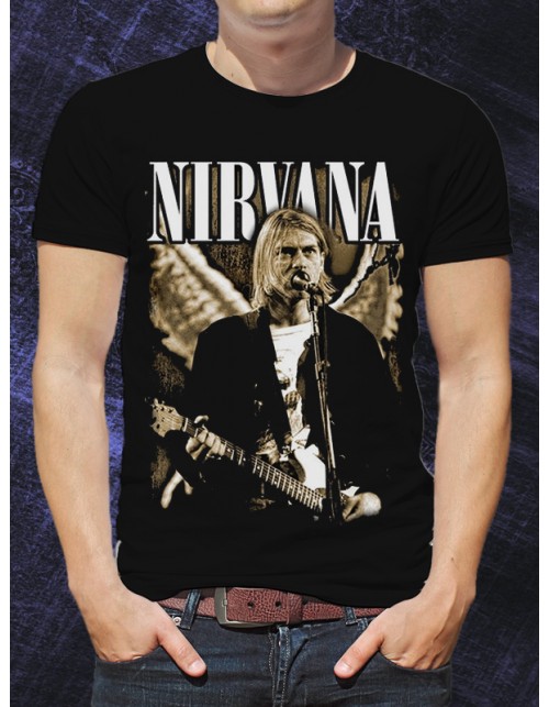 Мужская Футболка "Nirvana. Kurt Cobain."