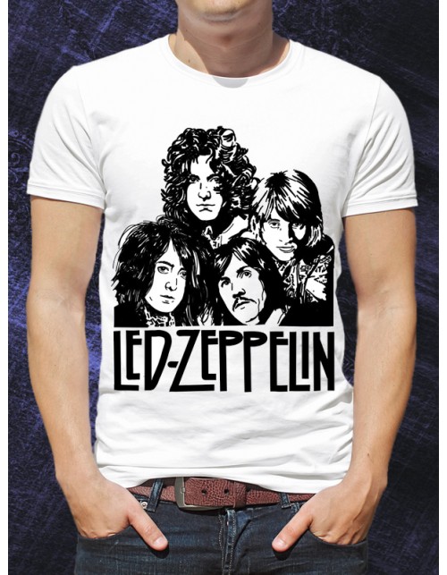 Мужская Футболка "Led Zeppelin" (под подрезку)