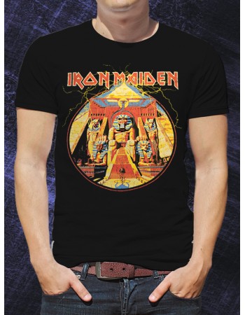 Футболка Iron Maiden Powerslave Lightning