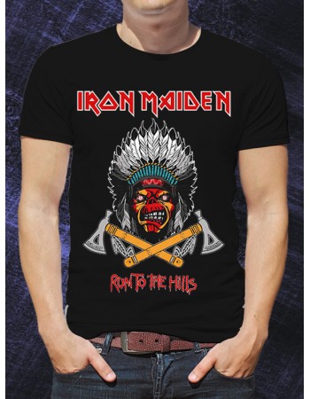 Футболка "Iron Maiden. Run To The Hills"