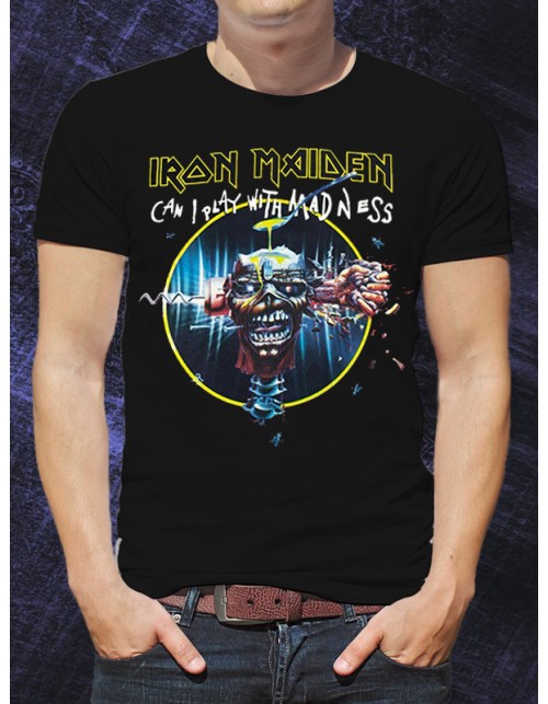 Мужская Футболка "Iron Maiden" Can I play with Madnes