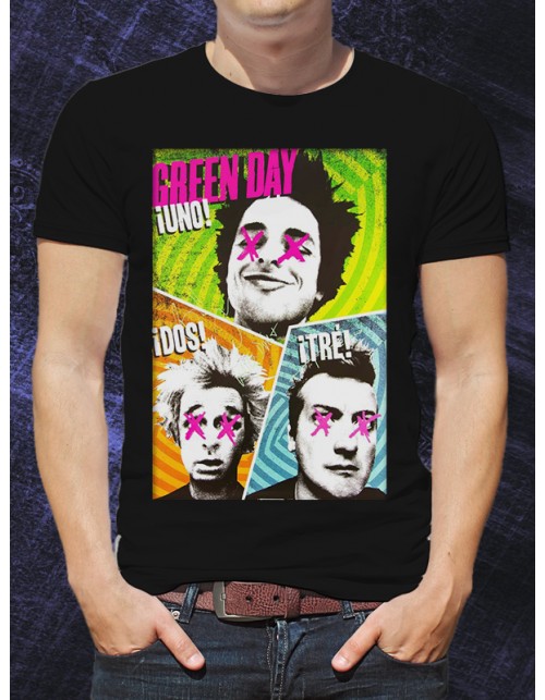 Мужская Футболка Green Day (Iuno! Idos! Itre!)