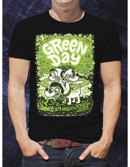 Мужская Футболка "Green Day" з концерту в Відні (Австрія)