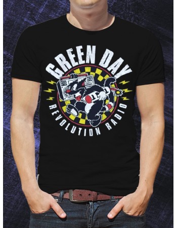 Футболка "Green Day" revolution radio