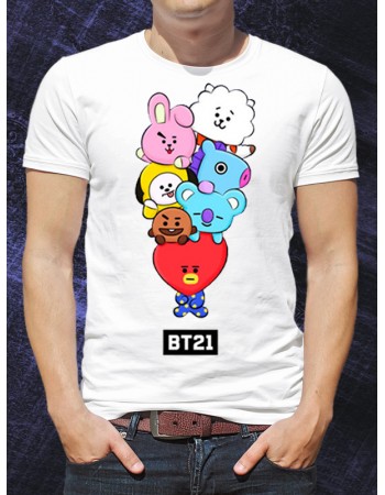 Футболка Fat Cat BTS Bangtan Boys "BT21"