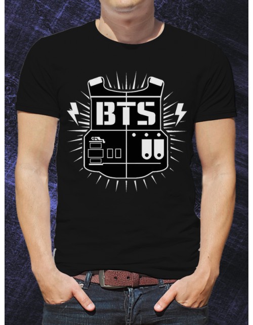 Чоловіча Футболка "BTS" знаменитый бронежилет