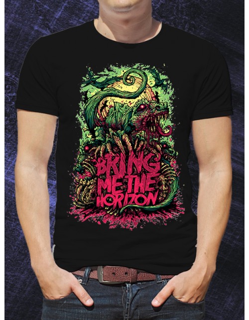 Мужская Футболка Bring Me The Horizon Dinosaur