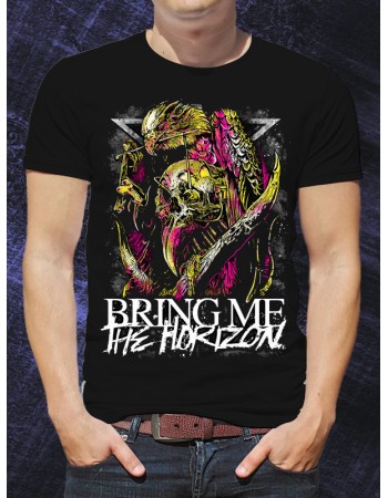 Футболка "Bring Me The Horizon" with a bird and an arrow