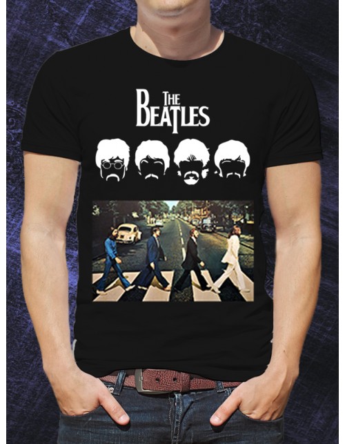 Мужская Футболка "Beatles" facelogo pluAbbe Street photo