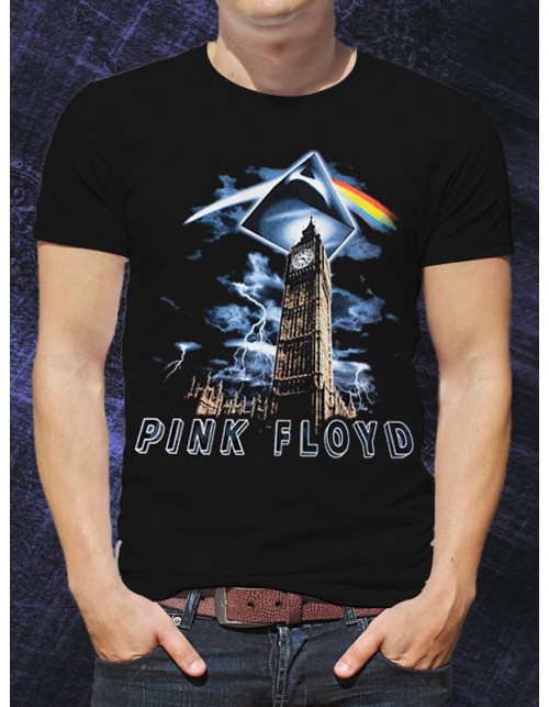 Мужская Футболка Pink Floyd (Big Ben art)