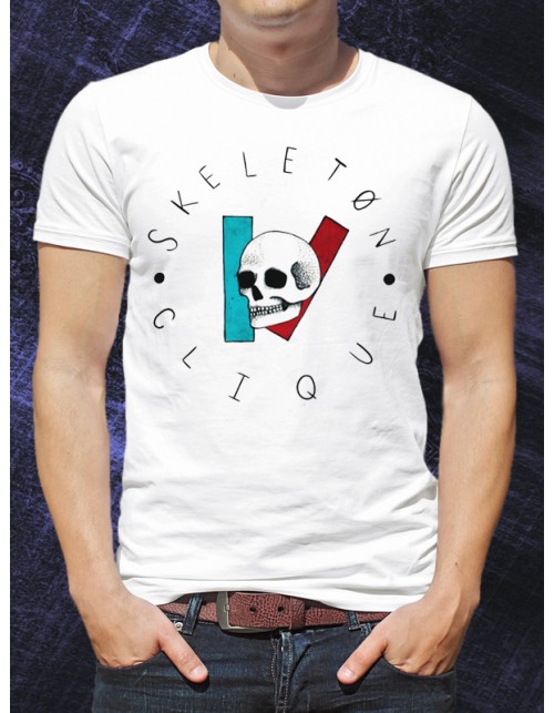 Мужская Футболка Twenty One Pilots Skeleton Clique