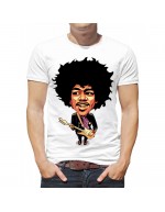Футболка Джімі Хендрікс (карикатура)