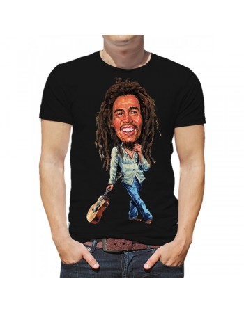 Футболка Боб Марли (карикатура)