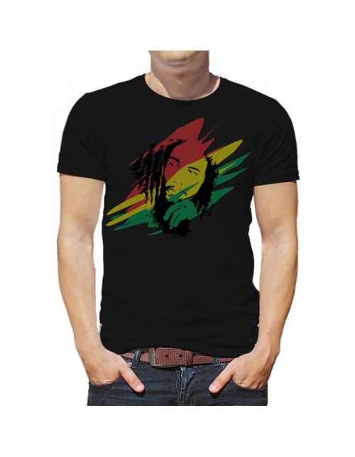 Мужская Футболка Боб Марли арт