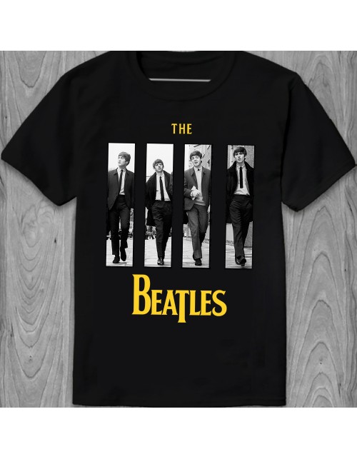 Мужская Футболка The Beatles, John Lennon, Paul McCartney, George Harrison and Ringo Starr