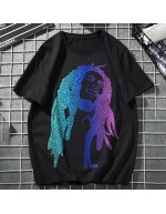 Футболка Bob Marley, gradient art