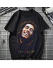 Мужская Футболка Bob Marley paint art