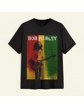 Футболка Bob Marley и растущий флаг
