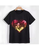 Футболка Bob Marley в серці
