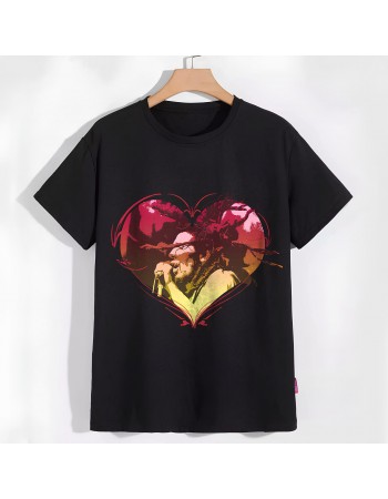 Футболка Bob Marley в сердце