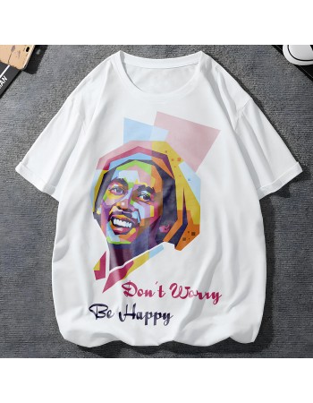 Футболка Don't Worry Be Happy Боб Марли
