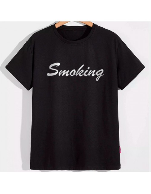 Мужская Футболка Smoking