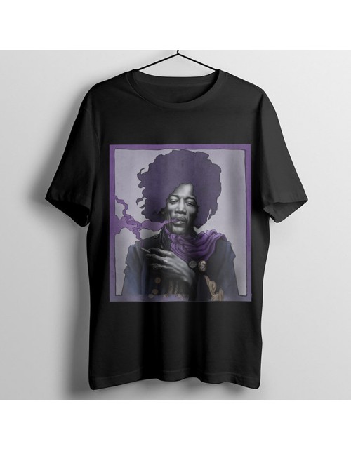 Чоловіча Футболка Джимі Хендрікс палить
