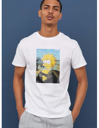 Футболка Симпсоны - Мона Лиза