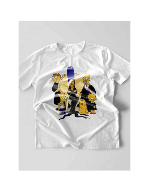 Мужская Футболка Семья Симпсоны