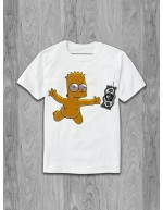 Футболка Nirvana Nevermind и Барт Симпсон