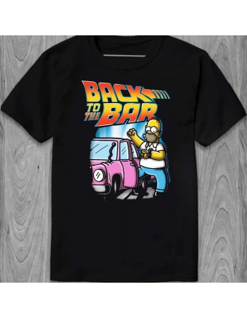 Футболка Гомер Симпсон Rock to the bar