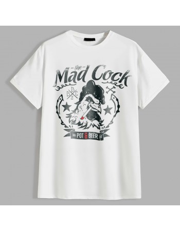 Футболка Mad Cock POT & BEER